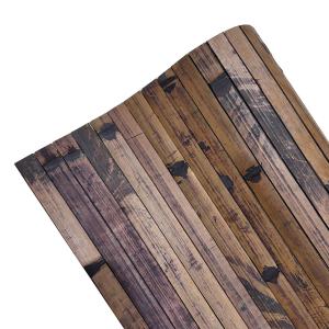 Moso Bamboo Grain Decorative 3D Wallpaper Bamboo Paneling Roll With Natural