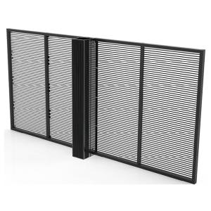 P2.8 Full Color Indoor Transparent LED Display Weight 4.5kg For Showing Window