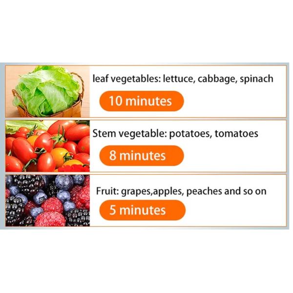 Vortex Bubbles Vegetable Fruit Washing Machine For Restaurant