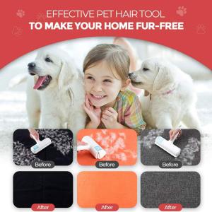 Nylon Plastic Pet Fur And Lint Remover Sustainable Lint Roller For Couch Carpet