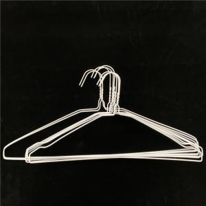 China Laundry Factories White Coat Hangers , Durable Lightweight T Shirt Hanger on sale