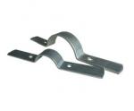 Black Steel Pipe Riser Clamp / UL Standard Pipe Holder Clamp With 1/2" To 6"