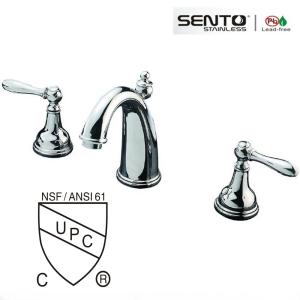 China SENTO Classical design healthy wash basin CUPC tap on sale