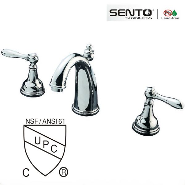 Quality SENTO Classical design healthy wash basin CUPC tap wholesale