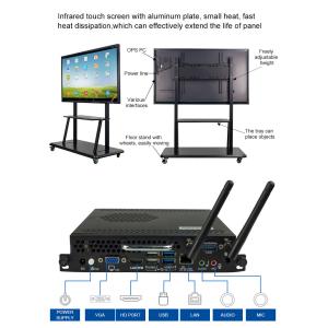 Infrared VESA 98in Touch Screen Interactive Board Aluminum Alloy
