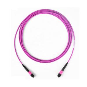 MPO Trunk Fiber Optic Cable Accessories Patch Cord 8 12 24 Cores MM OM4