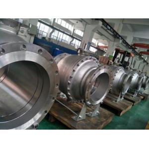 Carbon Steel Side Entry Soft Seated Ball Valve , Trunnion Mounted Ball Valves