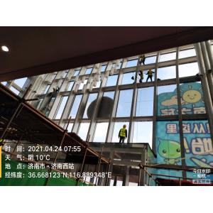 P25 Shopping Mall 2R2G2B Glass LED Screen DC36V RGB Transparent Led Display