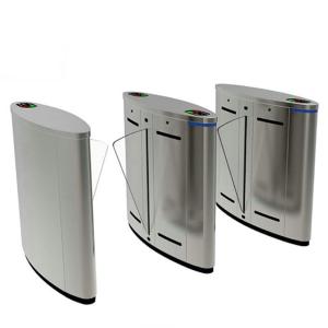 IR Anti Pinch Turnstile Security Systems , Turnstile Gate With Card Reader 35W