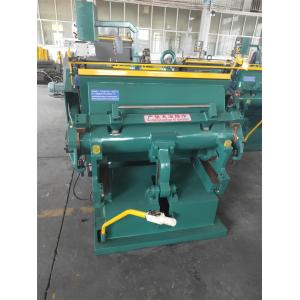 7000 KG Paper Board Creasing And Flat Bed Die Cutting Machine For Packaging