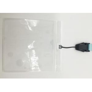 Custom Recycled Lanyards , White Logo Event Staff Lanyards Printing