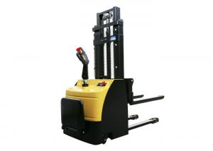 China Hand Hydraulic Pallet Truck Trolley Double Cylinders Rechargeable 1T 1.5T 2T DC24V Industrial on sale