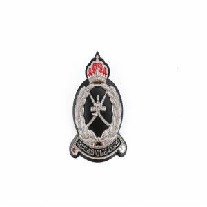 Black Design Custom Senior Military Officer Commemorative Badge