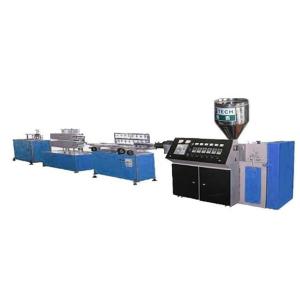Cheap Plastic ABS Profile Extrusion Line / Profile Machine With Single Screw Extruder 100 * 60mm for sale