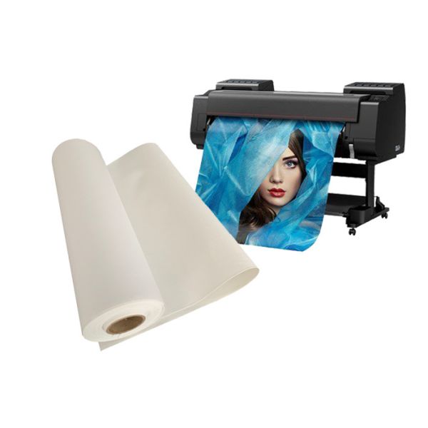 Quality Digital Blank Poly Cotton Canvas Fabric Waterproof For Aqueous Ink Printing wholesale