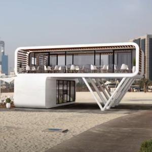 40ft Spacious Stacked Apple Homes Double Floor Container Modern Home