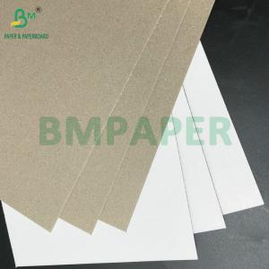 China 1.2mm 1.5mm Rigid Board With One White Face Grey Back For Jewelry Box on sale