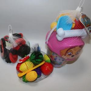 Knotless Extruded Polyethylene Mesh Sleeves Bag Packaging For Egg / Toy