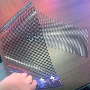 Holographic Invisible LED Transparent Screen 160°/140° Viewing Angle Hologram