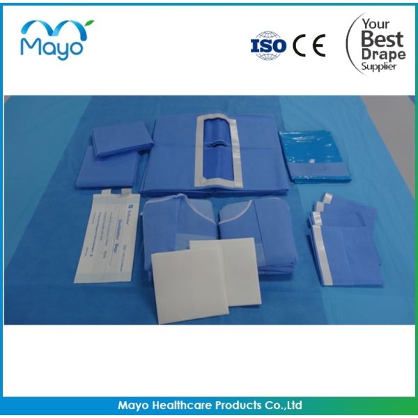 Quality Best Price Surgical Disposable Sterile Laparotomy Drape Pack with CE ISO FDA wholesale