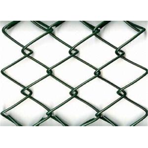 Cheap chain link wire mesh fence PVC coated for sale