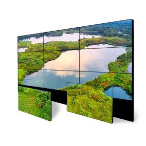 RGB Vertical Stripe LCD Video Wall Anti Glare 1.7mm Bezel Width 21KG 3x3 video