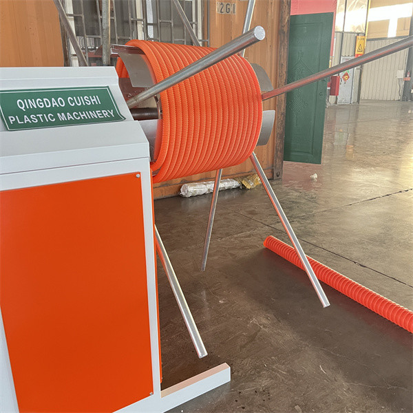 Single Screw Corrugated Pipe Extrusion Line With 31kw Installed Power 22 Rpm