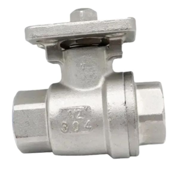 Quality Normal Temperature SS304/SS316 Stainless Steel Threaded 2PC Two Piece Ball Valve wholesale