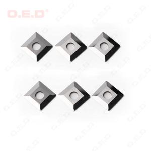 Indexable Wood Turning Carbide Inserts , K05 Carbide Inserts For Wood L14mm