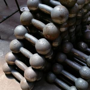 Round Head Fitness Equipment Dumbbells Perfect Handfeeling For Power Training