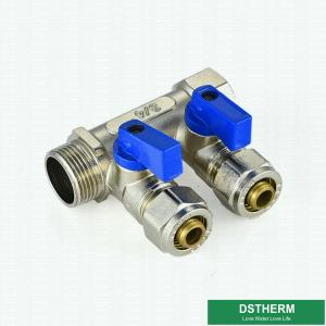 Floor Heating System Water Mixer Valve Brass Manifolds Two Ways Three Ways to
