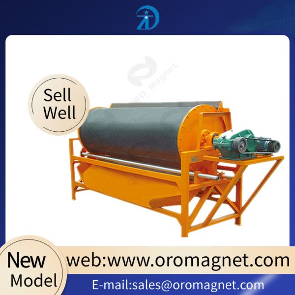 Wet Type Magnetic Drum Separator Wet Permanent Iron Removing Machine
