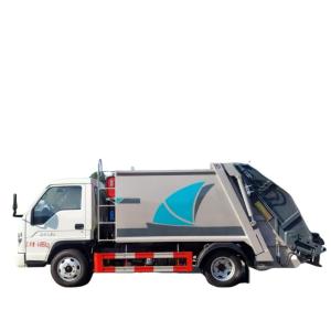China 4x2 6 Wheels 5cbm Foton Mini Garbage Compression Truck with Manual Transmission and EURO 5 Emission Standard on sale