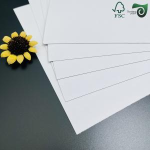 Sheets Of 1.2mm Thick White Double Sided Coated Duplex Board FSC Wrapping Paper
