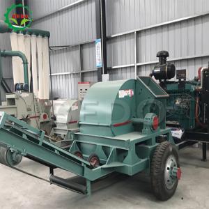 90KW Industrial 3-4T/H Wood Sawdust Machine Crusher Customized