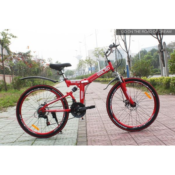 Modern Full Folding Aluminum Alloy Motiv Mountain Bike