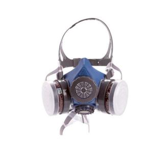 PPE ABS Silicon Half Mask Respirators Shield For Gas Chemical Safety 17 X 12.5cm