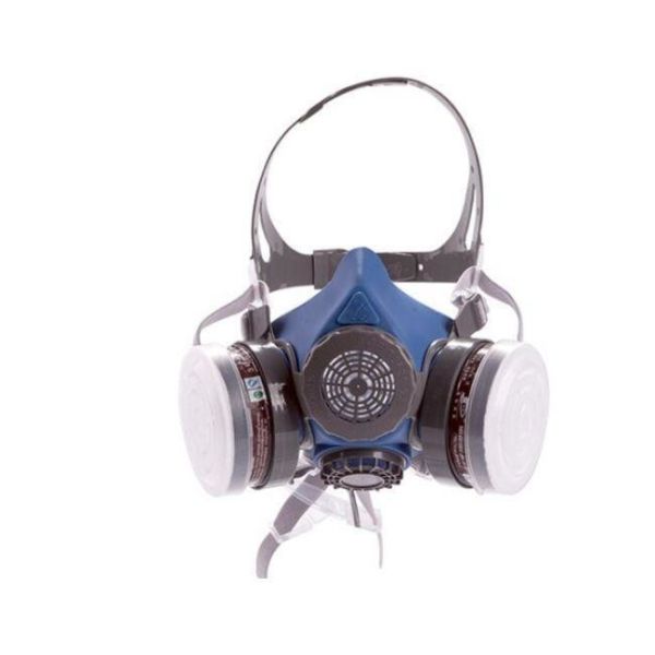 Quality PPE ABS Silicon Half Mask Respirators Shield For Gas Chemical Safety 17 X 12.5cm wholesale