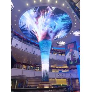 Tree Shaped Flexible LED Display Screen Creative P2 Indoor