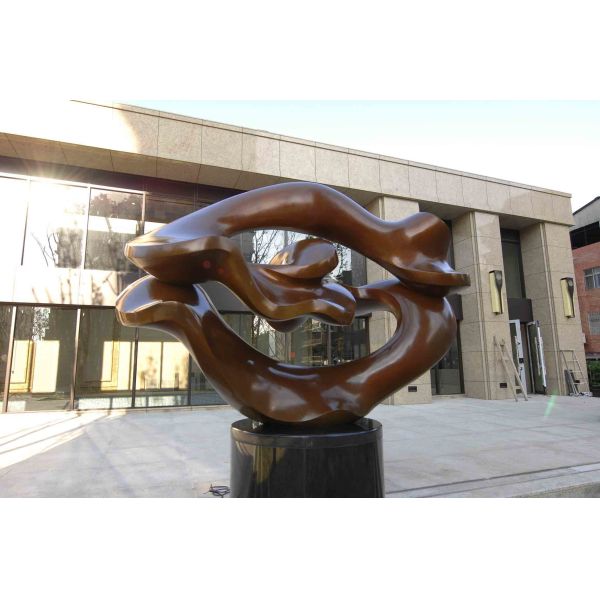 Quality Artificial Style Painted Copper Art Sculpture For Outdoor Lawn Ornament wholesale