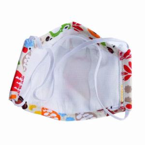Washable and Reusable Cotton Dust Face Masks with Various Colors for Kids and