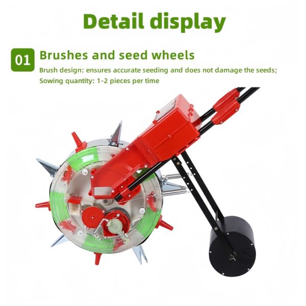 Hand Push Seeders & Transplanters Corn Rice Maize Cotton Seeder Machine Seeder For Transplant