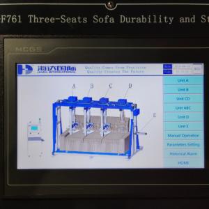 Sofa Seat And Back Durability Test Machine Furniture Testing Equipment
