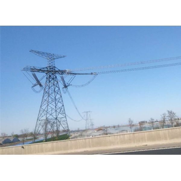 AC / DC Systems High Voltage Electric Tower , S235JR / S355JR Power Distribution