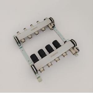 4 Loop water SS manifold for central underfloor heating system , Under floor