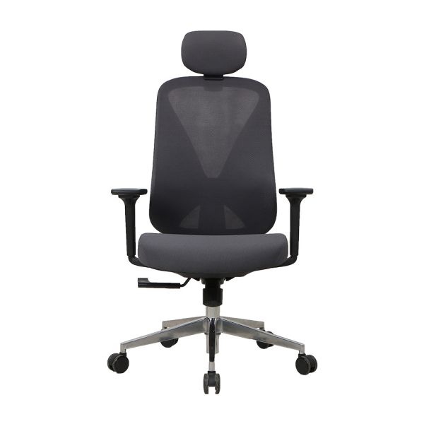 Quality PU Pad High Back Black Breathable Ergo Infinity Mesh Chairs With Headrest And Lumbar wholesale