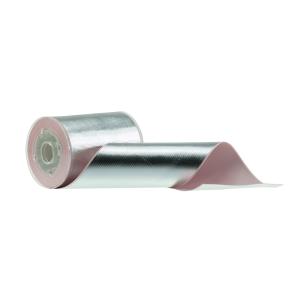 Polyester 75mm Grosgrain Ribbon , Durable Foil Silver Grosgrain Ribbon