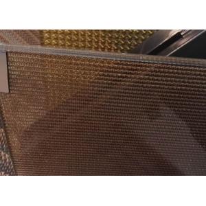Embedded Copper Glass Wire Mesh SS Rope Decorative Wire Mesh Glass