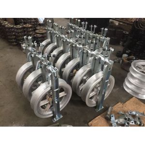 Aluminum Sheave Stringing Pulley Block with Corrosion Resistant Galvanized