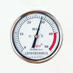 Industrial Bimetallic Thermometer with Customized Support and Precision